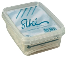 Sibel plastiek naalden 200 stk wit