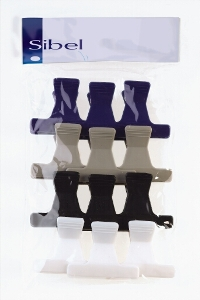 Sibel verdeelklem plastic km 12 stk ass