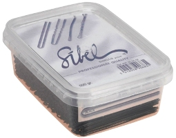 Sibel haardotspelden 70mm zwart doos 500gr