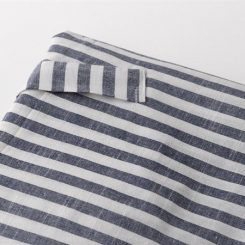 Sibel stripes barbering cape 135x184cm w hooks barburys