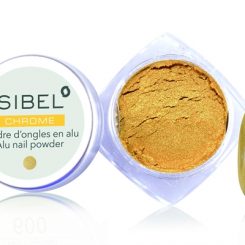 Sibel chrome aluminium nagel poeder goud