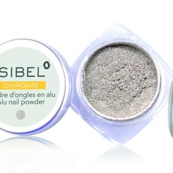 Sibel chrome aluminium nagel poeder zilver