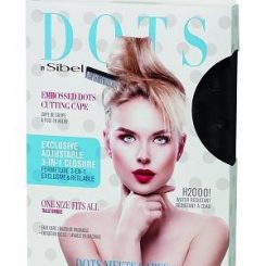 Sibel promo cutting cape dots 3 in 1 black