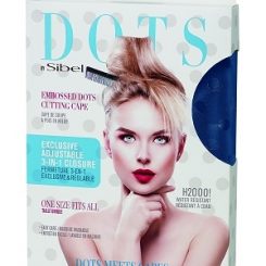 Sibel promo cutting cape dots 3 in 1 blue