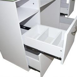 Sibel amelie manicure table with suction
