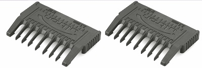 Sibel set 2 carbo combs 2.5/0.1'' for clipper msx